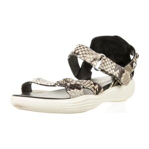 Aquatalia Snakeskin Leather Sandals size 7.5 Flats